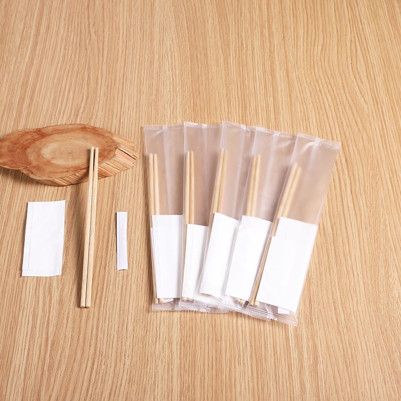 3-Piece Set Ng Disposable Meal Bag May Chopsticks Table Napkin Toothpickfrosted Composite Film Set