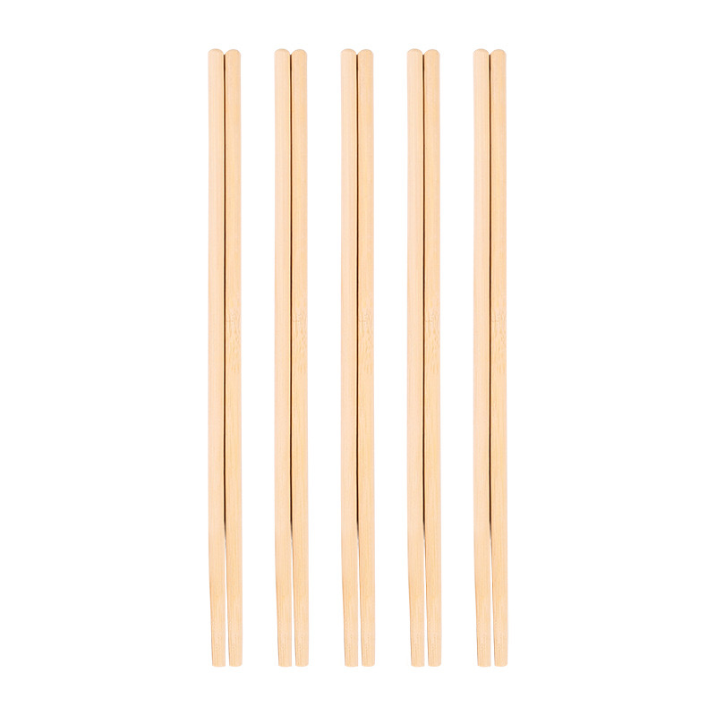 Bamboo Disposable Four Piece Tableware Set Para sa Chopsticks Spoons Toothpicks Paper Towels Takeaway Cutlery Kraft Paper Set
